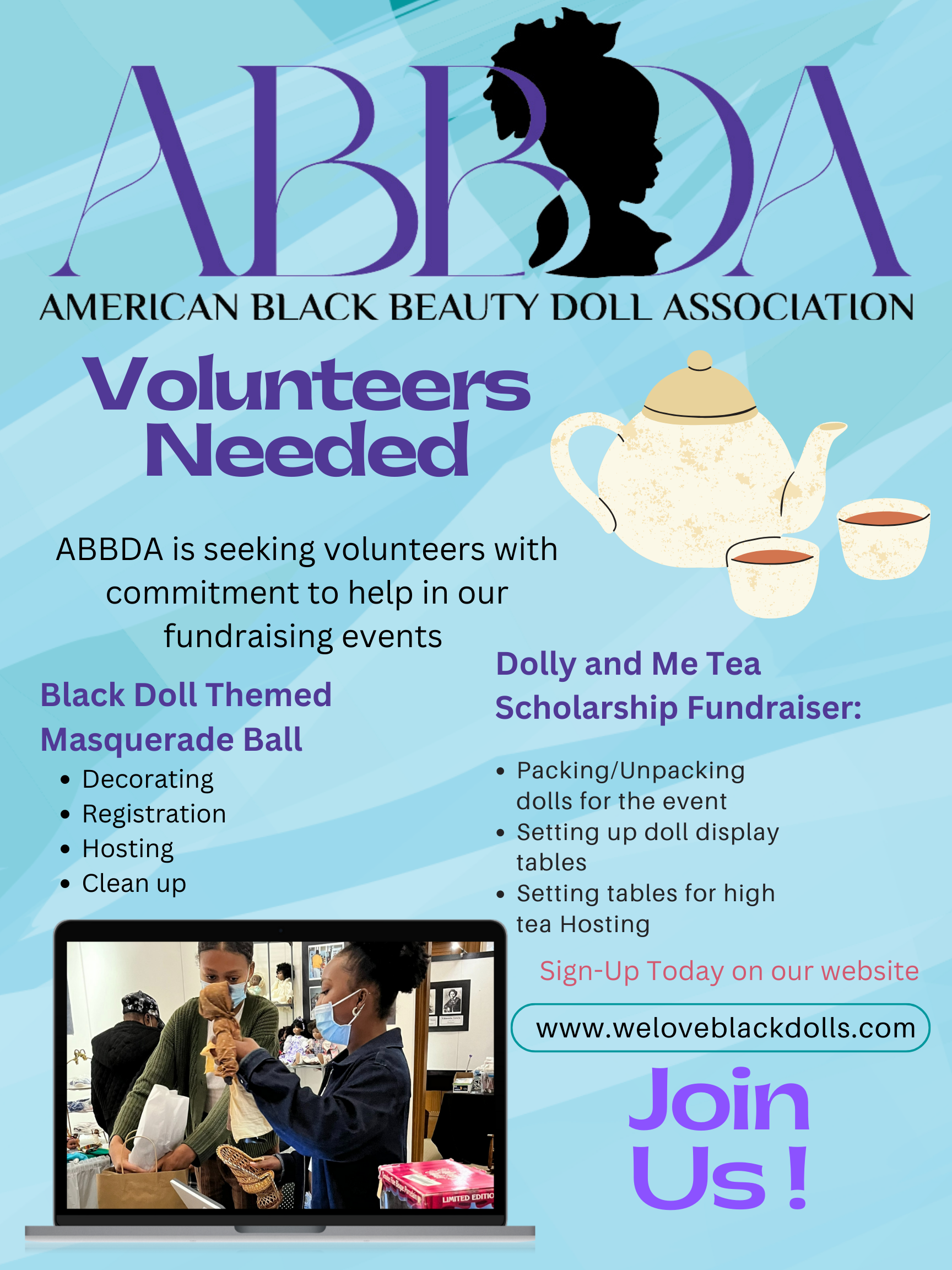 ABBDA Volunteers Needed