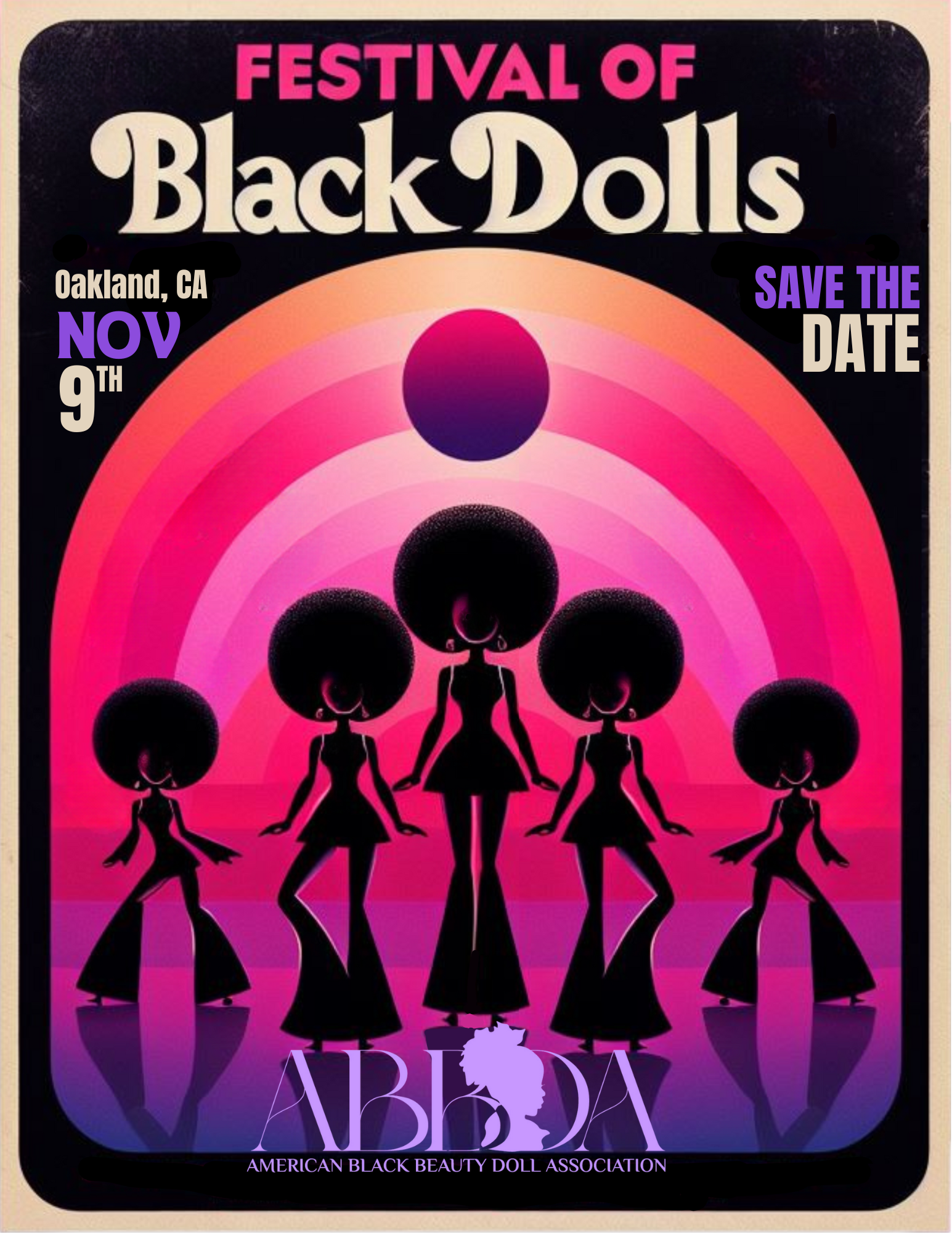Festival of Black Dolls Soul Train theme
