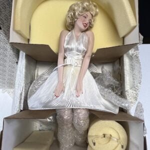 Franklin Heirloom Dolls Marilyn Monroe Seven Year Itch Doll In Original Box